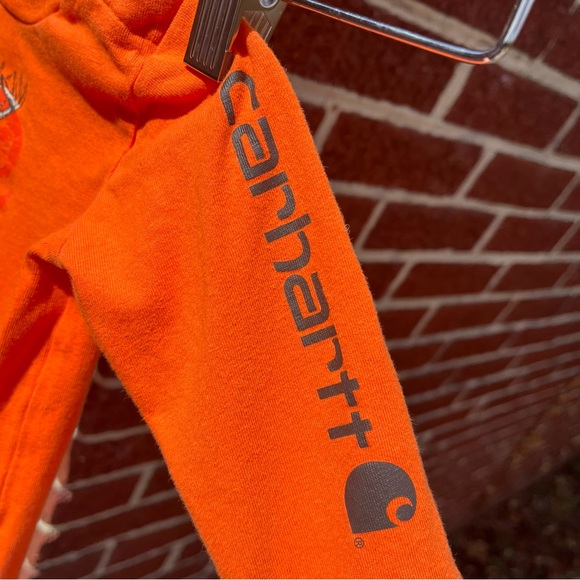 Carhartt Orange Kids Bodysuit with Deer Print - Picture 3 of 5